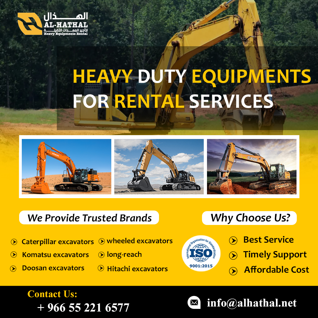 heavy duty equipment for rental - al hathal