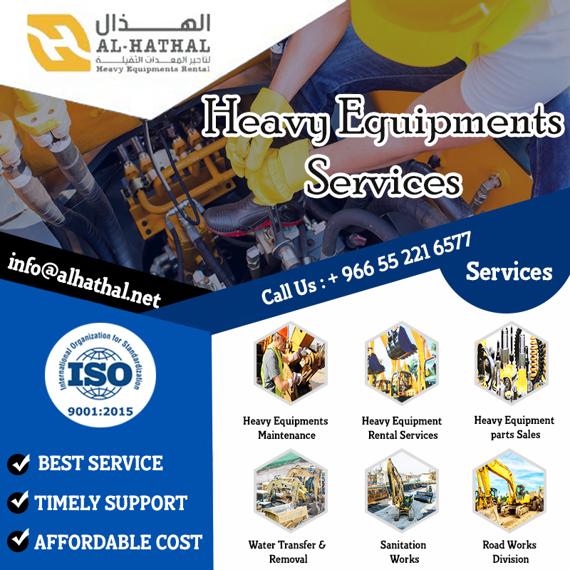heavy equipment rental and maintenance services-alhathal