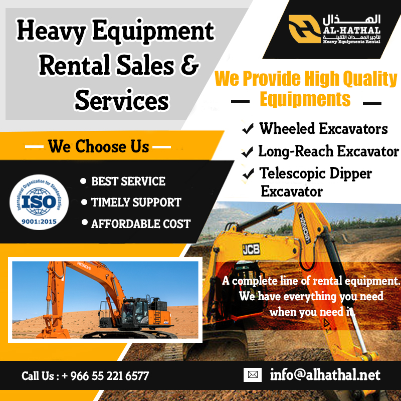 heavy equipment rental services